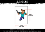 Minecraft Dave Multi Layer Stencil
