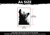 Wolf Head Multi Layer Stencil
