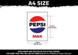 Pepsi Max Logo Multi Layer Stencil