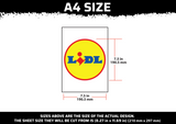 Yellow Circle Logo Multi Layer Stencil