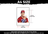 John Cena Multi Layer Stencil