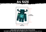 Minecraft Warden  Multi Layer Stencil