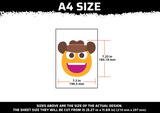 Cowboy Hat Emoji Multi Layer Stencil