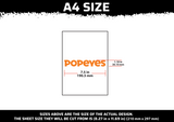 Popeyes Logo Multi Layer Stencil