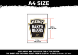 Heinz Beans Logo Multi Layer Stencil