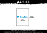 Only Fans Logo Multi Layer Stencil