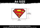 Superman Logo Multi Layer Stencil