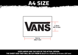 Shoe Logo Multi Layer Stencil