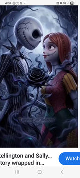 Bespoke Painting For Eric - Night Before Xmas Couple