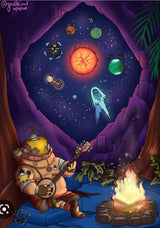 Bespoke Painting For Elle - Outer Wilds - A3