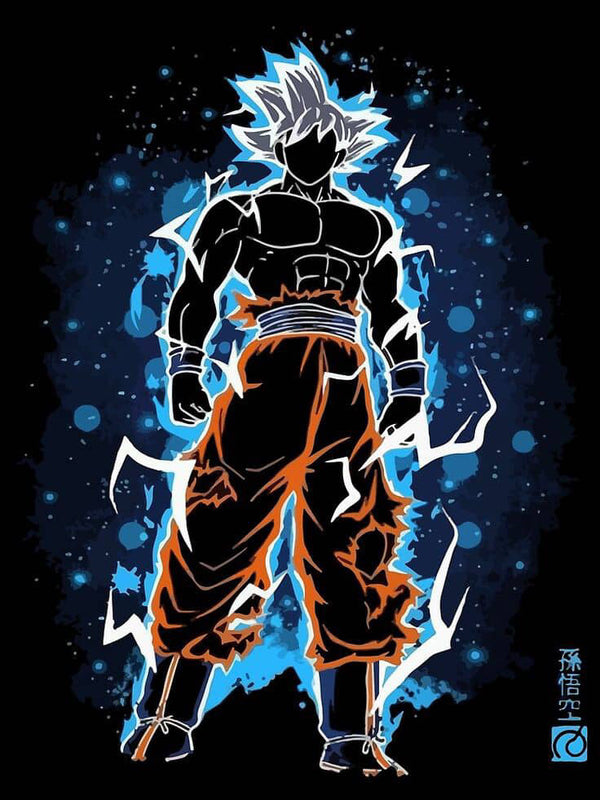 Bespoke Painting For Emma - Abstract Goku - A3