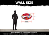 Skittles Logo Multi Layer Stencil