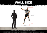 Newcastle Player Multi Layer Stencil
