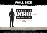 Parental Advisory Multi Layer Stencil