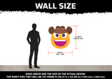 Cowboy Hat Emoji Multi Layer Stencil