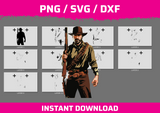 Arthur Morgan instant download PNG SVG DXF