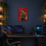 Arthur’s Turn — A3 framed print in a room.