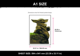 Baby Yoda and Rock A1