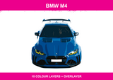 BMW M4 colour artwork
