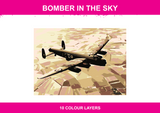 Bomber In The Sky colour artwork