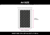 Brick Pattern A4