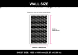 Brick Pattern Wall Size