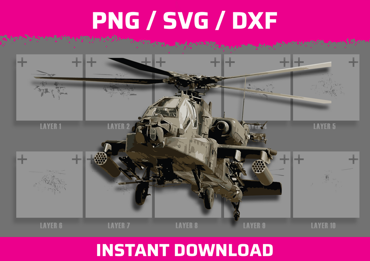 Apache Stencil Files - Digital Download