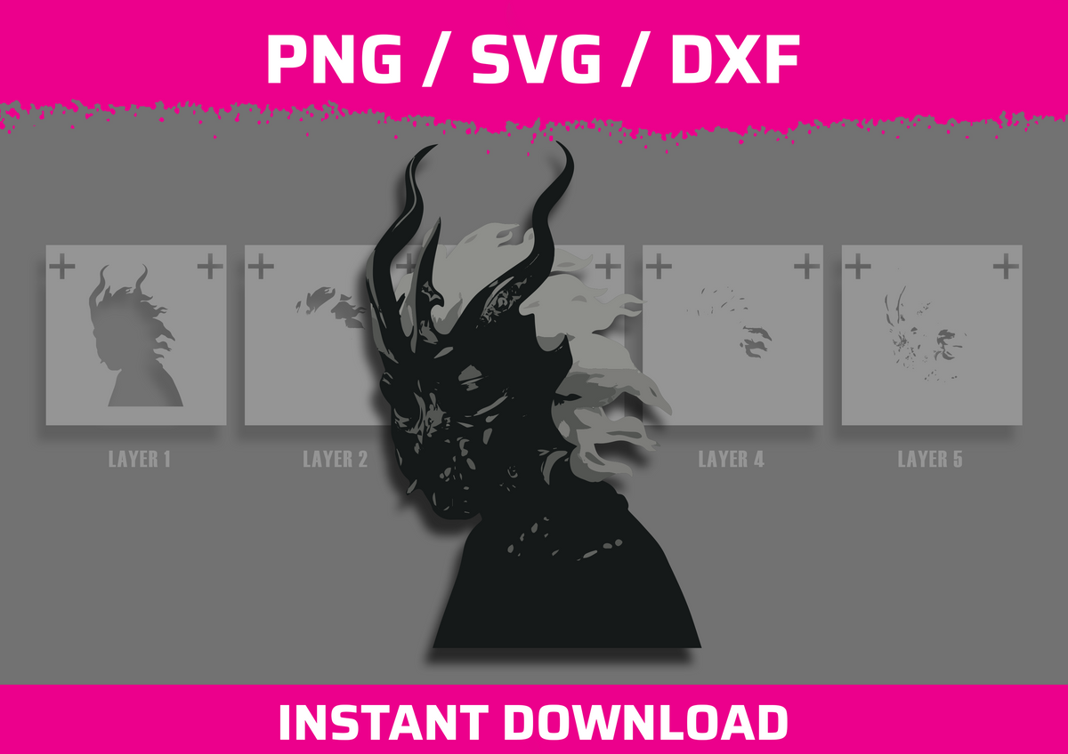 Shadow Slave Stencil Files - Digital Download