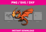 Dragon Stencil Files - Digital Download