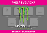 Monster Energy Logo Stencil Files - Digital Download
