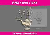 Musical Lamp Stencil Files - Digital Download