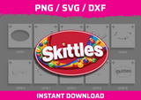 Skittles Logo Stencil Files - Digital Download