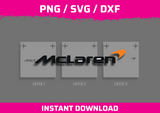 McLaren Logo Stencil Files - Digital Download