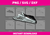 Star Wars Ship Stencil Files - Digital Download