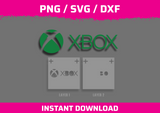 Xbox Logo Stencil Files - Digital Download