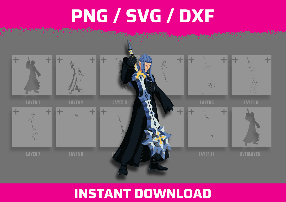 Saix Stencil Files - Digital Download