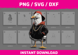 Southend Seagull Stencil Files - Digital Download