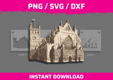 Cathedral Stencil Files - Digital Download