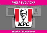 KFC Logo Stencil Files - Digital Download