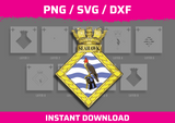 Sea Hawk Helicopter Stencil Files - Digital Download