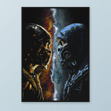 Face Off — 29.7 × 42 cm framed print mockup.