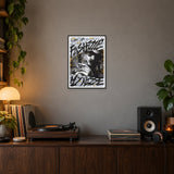 Fo Shizzle — A3 framed print in a room.
