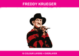 Freddy Krueger colour artwork