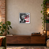“Free” Speech - Martin Luther King — 30 × 30 cm framed print in a room.