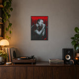 Ghost Of Chester — A3 framed print in a room.