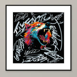 Howls you? — 50 × 50 cm framed print mockup.