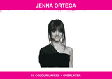 Jenna Ortega colour artwork