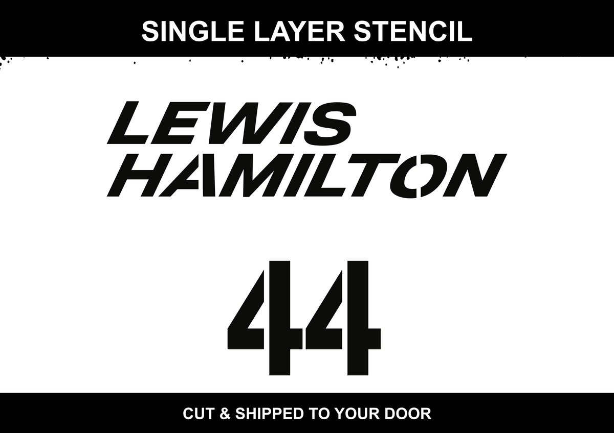 Lewis Hamilton 44 Wordmark 1