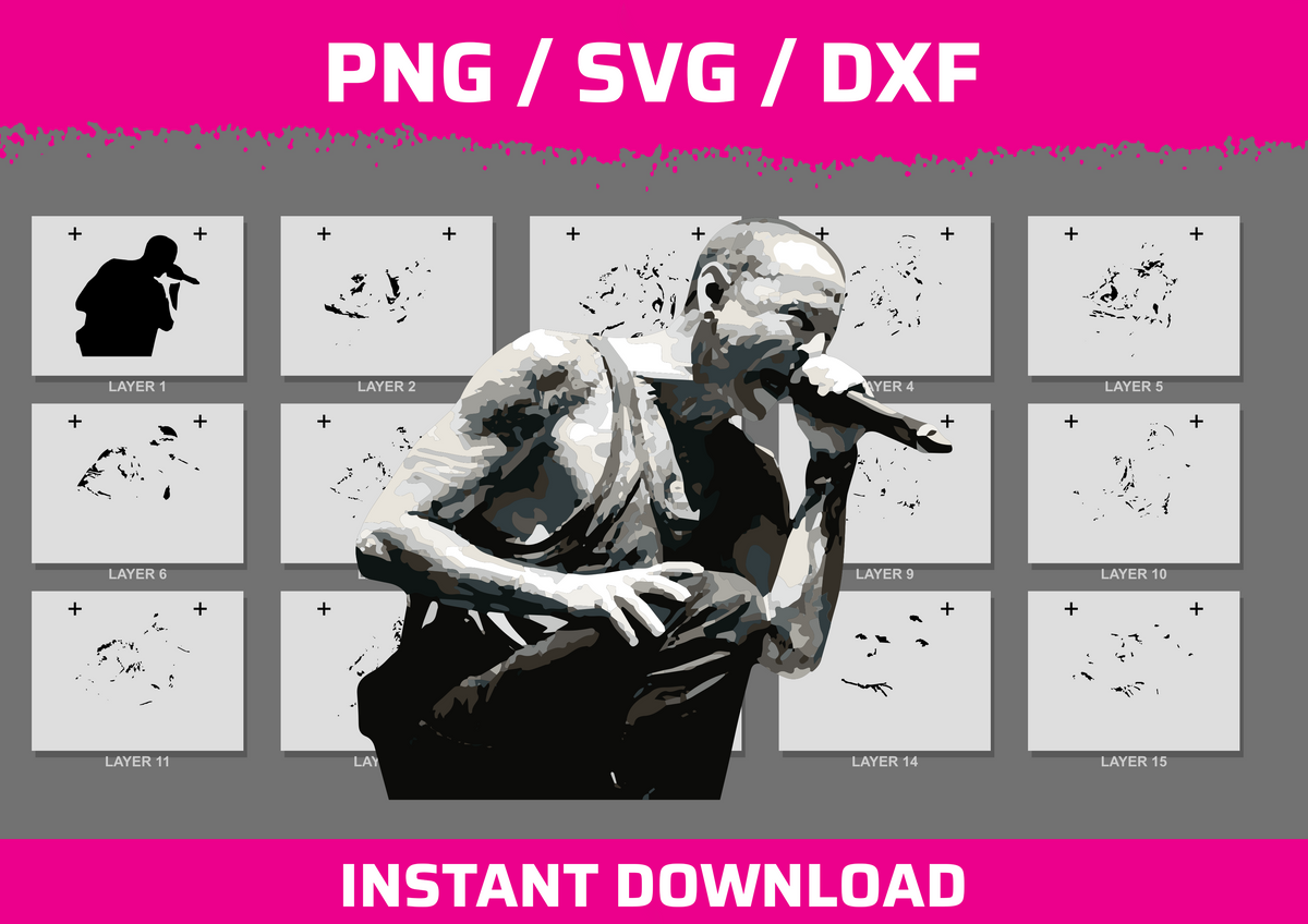 Linkin Park instant download PNG SVG DXF