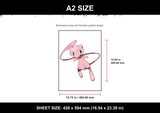 Mew A2 with corrected soft pink body and rose shading